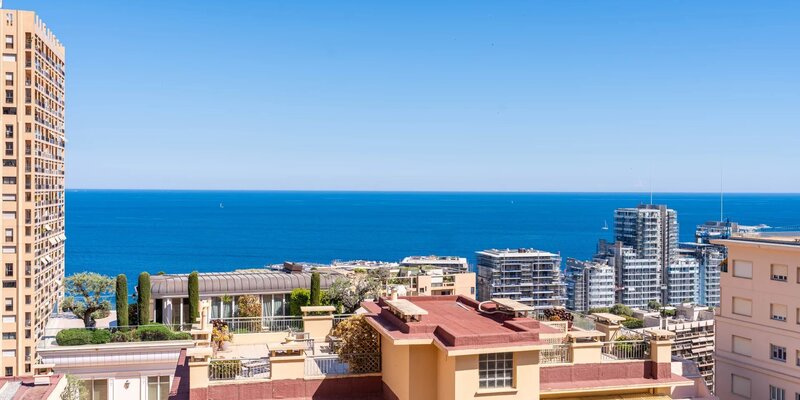 Monaco – Monte-Carlo – Elegante appartamento con 3 stanze e vista mare